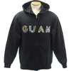 Guam zip hoodie, Guam Tropical design